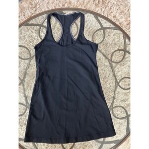 Lululemon Black Racerback‎ Tank Top Athletic Activewear Workout